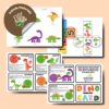 Skill Booster: Dino Dice Match with Knowledge Card