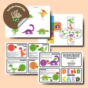 Skill Booster: Dino Dice Match with Knowledge Card