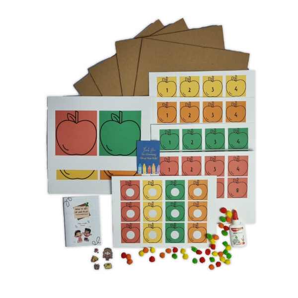 Skill Booster: Colorful Apple Count