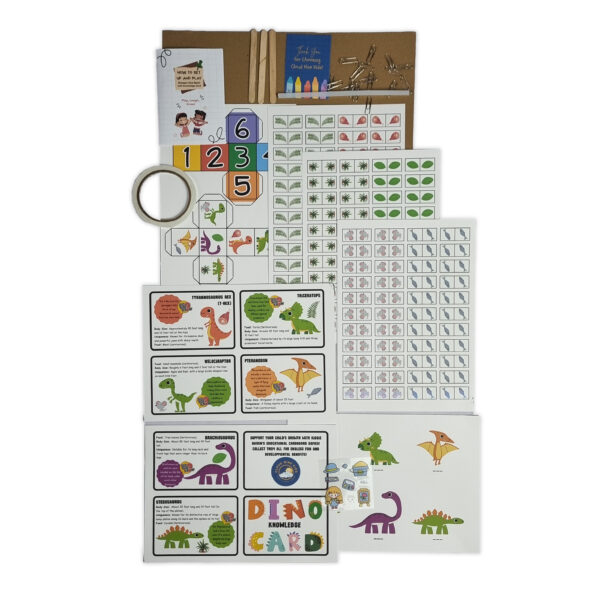 Skill Booster: Dino Dice Match with Knowledge Card