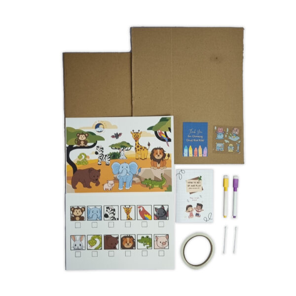 Skill Booster: Safari Scratch Off