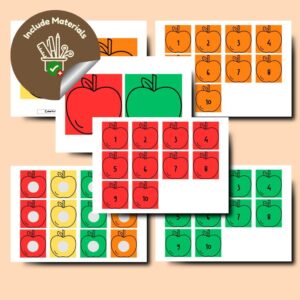 Skill Booster: Colorful Apple Count