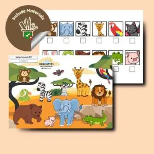 Skill Booster: Safari Scratch Off
